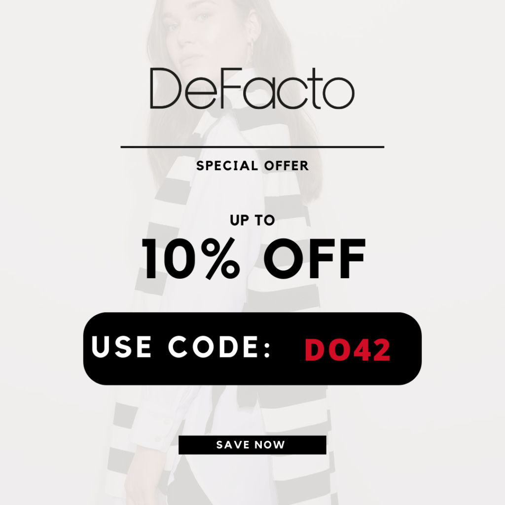 DeFacto Egypt Online Promo Code + Extra 10% Off Discount