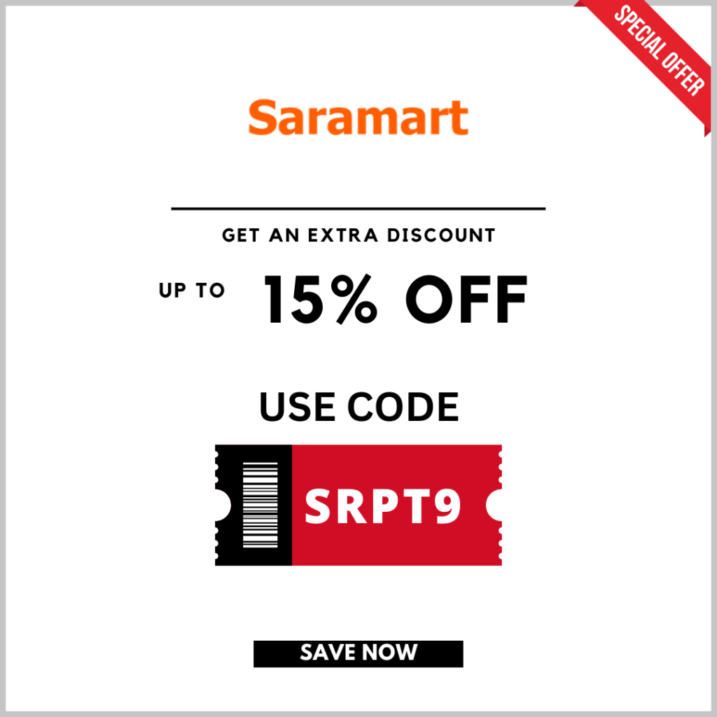 Saramart Coupon Code 2024